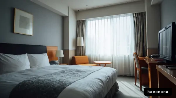 シンプルなホテルの部屋
