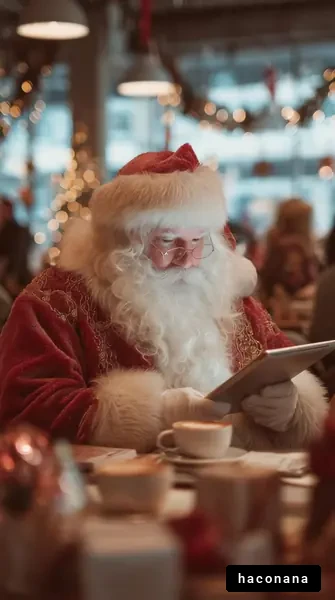 クリスマスのサンタクロース