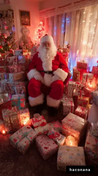 クリスマスのサンタクロース