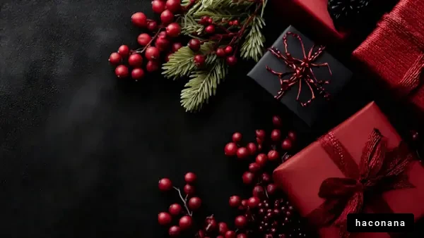 クリスマスの贈り物デコレーション
