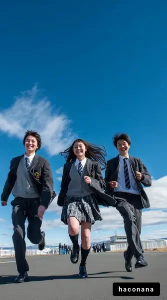 若者たちの楽しい瞬間