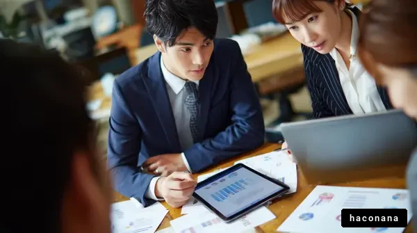 ビジネスミーティングの様子