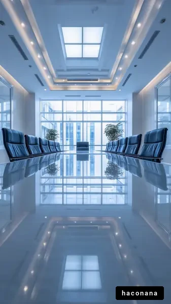 現代的な会議室の風景