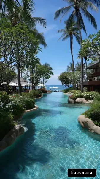 リゾートの静かな風景