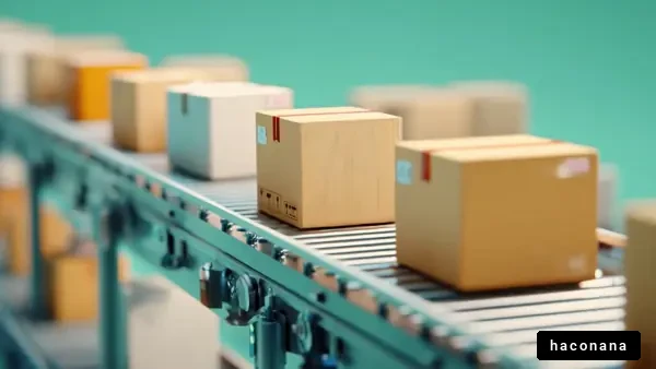 配送ラインの荷物