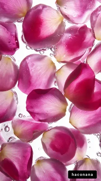 美しいバラの花びら