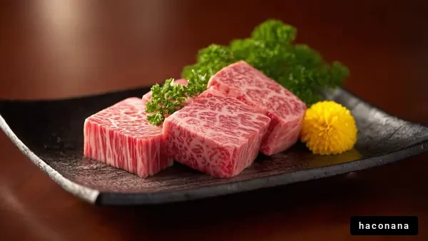 美味しそうな肉料理の盛り付け