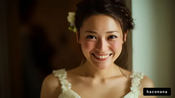 笑顔が素敵な花嫁