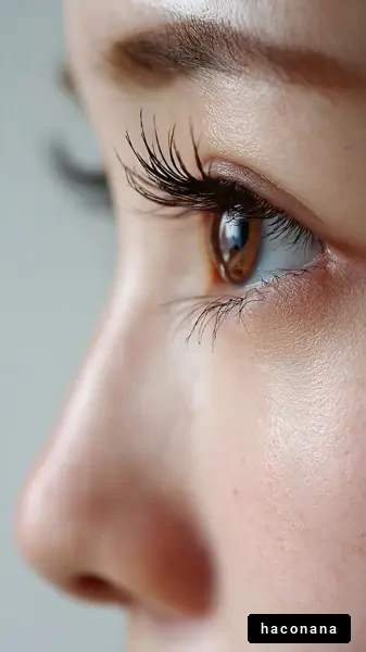 美しい眼のクローズアップ