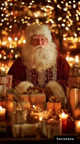 クリスマスのサンタクロース