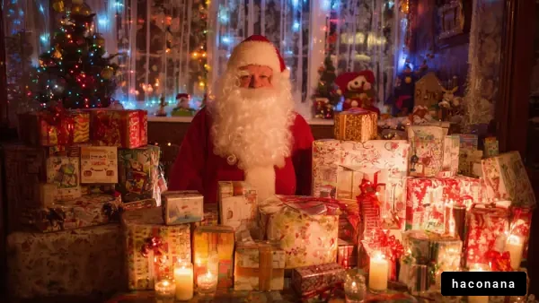 クリスマスのサンタクロース