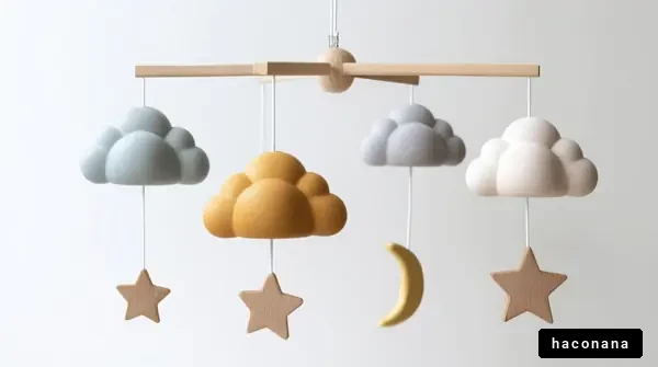 かわいいモビールのデザイン