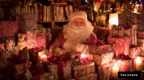 クリスマスのサンタクロース