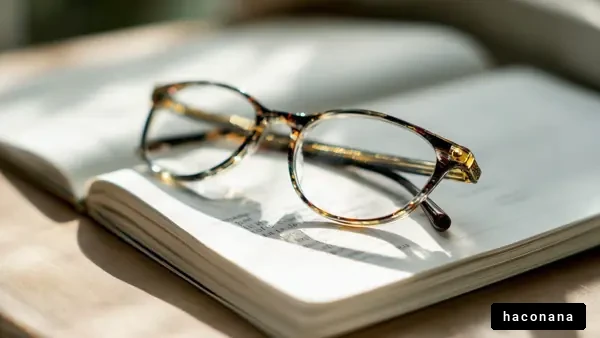 眼鏡と本の静物
