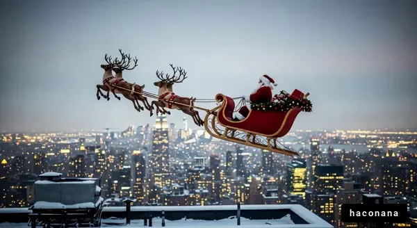 幻想的なクリスマスの夜