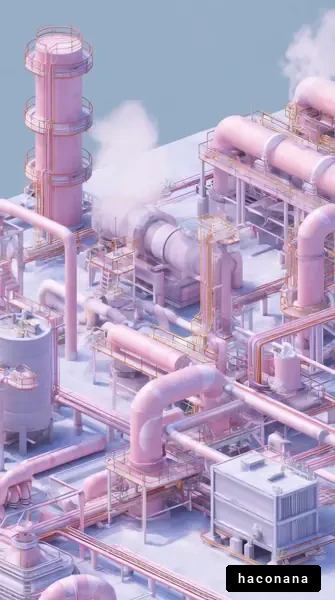 工業用プラントの景観