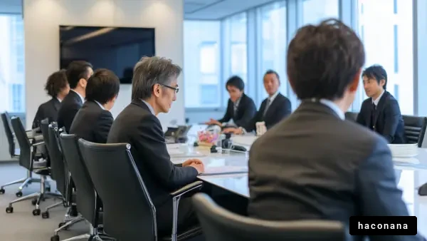ビジネス会議の風景