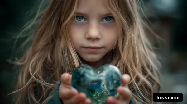 青い目の少女と心の石
