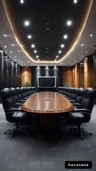 会議室のモダンなデザイン