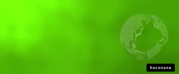 グリーンの地球儀背景