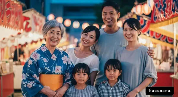 家族で楽しむ夏祭り