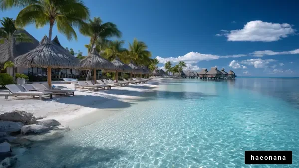 美しいビーチリゾートの風景