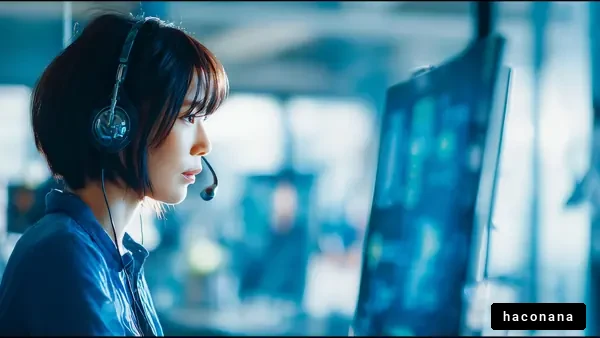 オフィスで働く女性