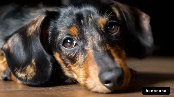 おとなしい犬の表情