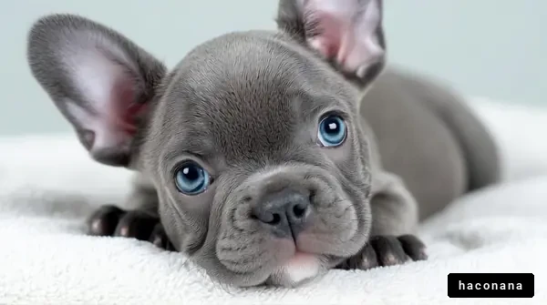 かわいいフレンチブルドッグの仔犬