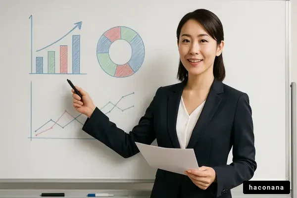 ビジネスプレゼンテーションの風景