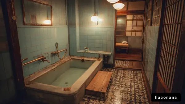 レトロな浴室の風景