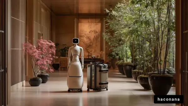 ロボットが運ぶ荷物