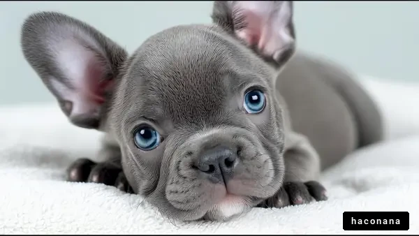 可愛らしいフレンチブルドッグの子犬